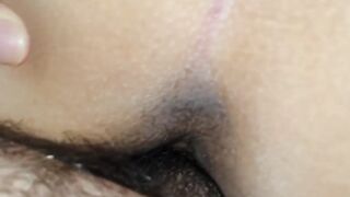 Doggystyle with pussy queefs & pussy hole close up after sex