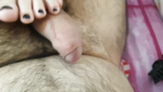 Cute feet on dick ( feet close up at the end )