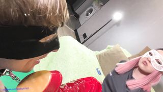 Watch me make a slave lick my boots!