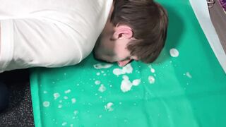 I spit on the floor and make the slave lick my nectar! 2