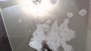 Eva . Look at my feet! Lick my drool slave! Open your mouth I will spit