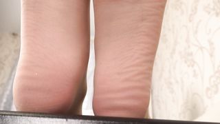 Under Sweet Weight - Charlotte - Pantyhose Teasing