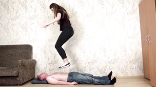 Under Sweet Weight - Erin - Sneakers Trampling and Jumping