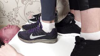 Under Sweet Weight - Inga, Maria, Nadine, Sally - Crushed Beneath 562 lbs of Sporty Amazons