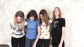 Under Sweet Weight - Inga, Maria, Nadine, Sally - Crushed Beneath 562 lbs of Sporty Amazons