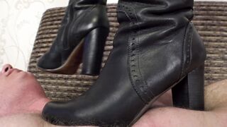 Under Sweet Weight - Jade - Boots Trampling and Jumping Close-up