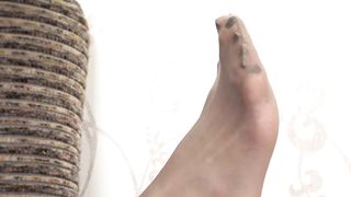 Under Sweet Weight - Laura - Stockings Teasing