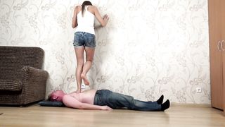 Under Sweet Weight - Megan - Hard Barefoot Trampling