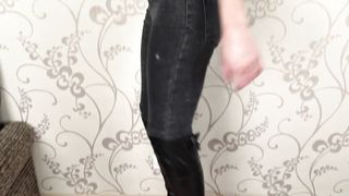 Under Sweet Weight - Megan - High Heeled Boots Trampling