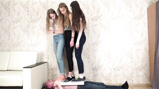 Under Sweet Weight - Melissa, Noelle, Scarlett - Triple Sneakers Trampling