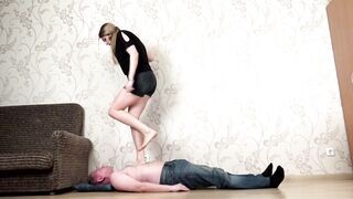 Under Sweet Weight - Sara - Barefoot Trampling