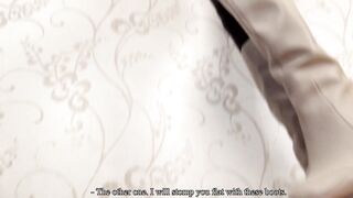 Under Sweet Weight - Stephanie - White Boots Trampling