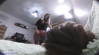 I love to beat my slave! I will flog him and spit in his face. Ha ha ha