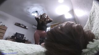 I love to beat my slave! I will flog him and spit in his face. Ha ha ha