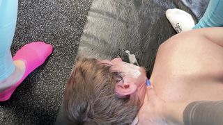 We spit on the slave, humiliated him and let him go!