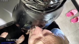 0012RB So wow! Lick our asses! As a reward, you will receive large portions of our saliva in your fa