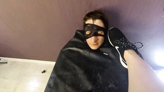 You will lick my sneakers and I will spit and beat you.