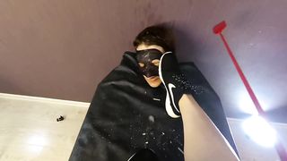 You will lick my sneakers and I will spit and beat you.