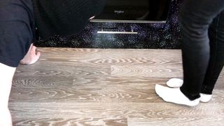 teen in white socks domination and mistress goddess kiss & sniff sock