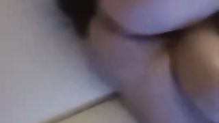 Husband in stockings films as strangers use his slut wife's holes