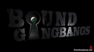 BoundGangBangs - Lily Lamour - 18 Year Old in her First Gangbang