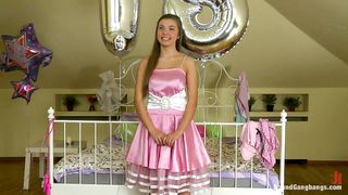 BoundGangBangs - Roxy Bell - Happy 18th Birthday Roxy Bell
