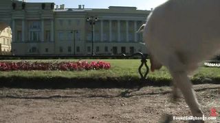 BoundGangBangs - Judit - Hot girl with Big Natural Tits Fantasizes About Rough Gangbang