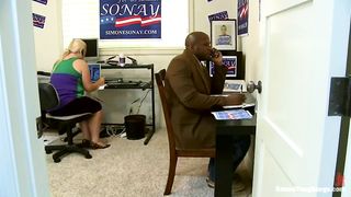 BoundGangBangs - Alice Frost, Simone Sonay - Hot Blonde Dominated by Step-Mom & Gangbanged