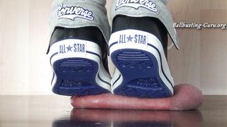 Cock Slaughter under Converse Chucks by Mistress Alina