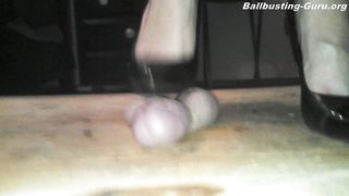Full Weight Ball Trample in High-Heels