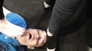 British girls footsession