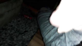 Jacking off on my buddy's couch