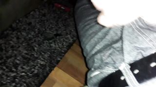 Jacking off on my buddy's couch