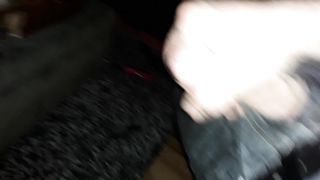 Jacking off on my buddy's couch