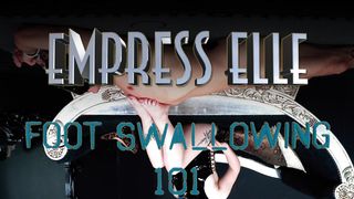 Domina Planet Foot Swallowing 101 - Empress Elle
