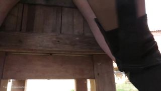 Mistress Courtney StrapOn In The Sun At The Farm