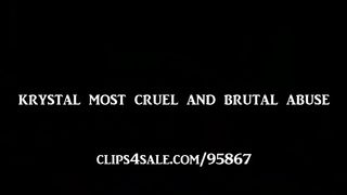 Most cruel and brutal abuse