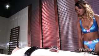 Jezabel Visser - Chastity Cage Release Milking