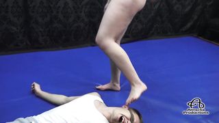AntschaProductions - Rage Vs Guy In Mixed Wrestling Punishment