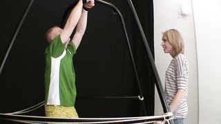 BallBustinFootLovin - Carrot Stealing Looser gets his balls kicked