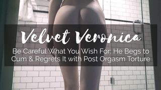 I Make Him Beg to Cum & He Regrets It Femdom Post Orgasm Torture