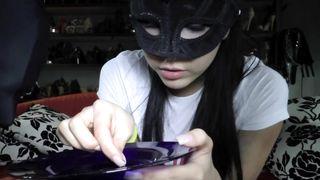 MISTRESS GAIA PEDICURE HUMILIATION