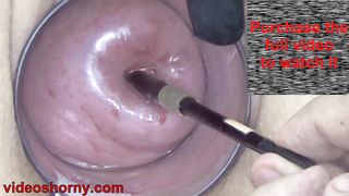 Japanese Endoscope Camera inside Cervix Cam into Pussy
