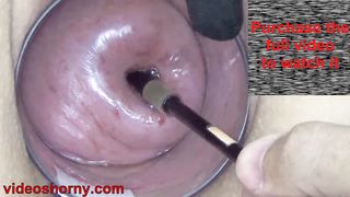 Japanese Endoscope Camera inside Cervix Cam into Pussy