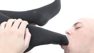 SockSlaves - Skylar Black Sock