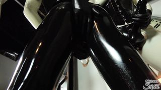 Mistress Susi & Mistress Lea - Mistress Susi Fucks Her Rubberdoll in Suspension