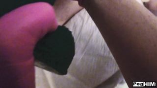 PegHim - Home Movies Siouxsie Q uses the Mr Hankeys XL Seahorse toy to open him up