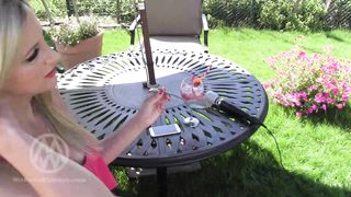 Nikki - Garden Chastity Tease & Ruined Orgasm