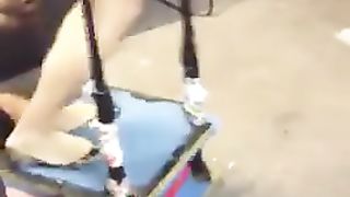 Girls Jump on his Head