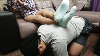 FEmdome Mistress FOOT SLAVE WORSHIP FEET SOCKS